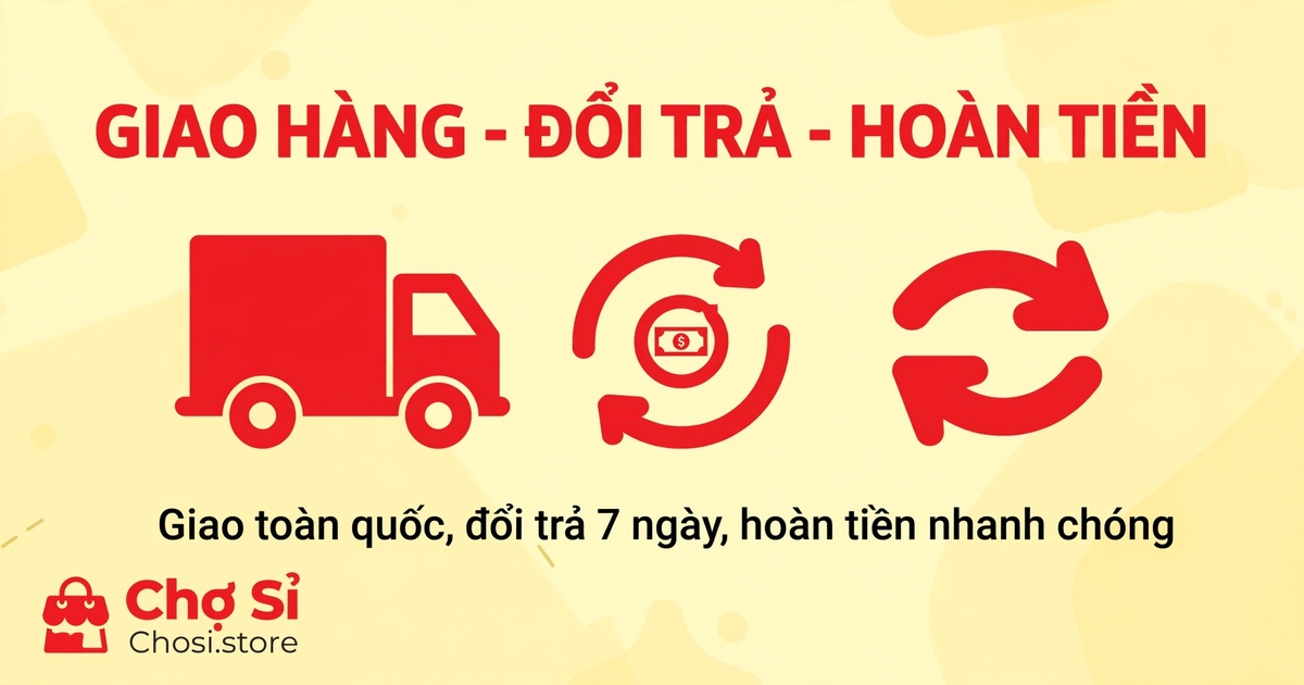 Chính sách giao hàng, đổi trả và hoàn tiền