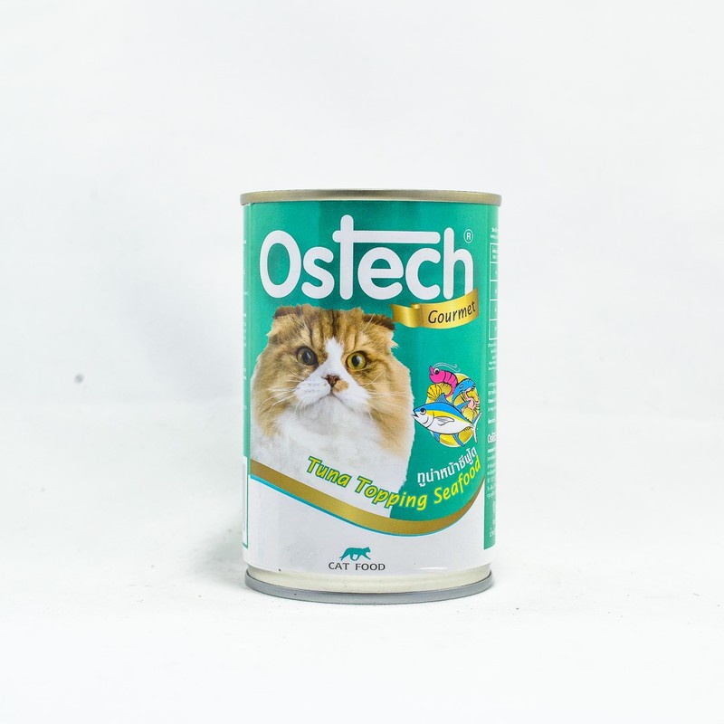 Pate cho mèo Ostech Gourmet Cat Food, Lon 400g