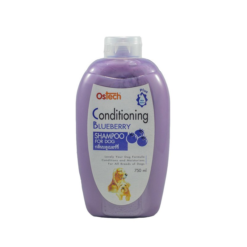 Dầu tắm dưỡng ẩm, chống dị ứng da cho chó Ostech Conditioning Dog Shampoo, Chai 750ml