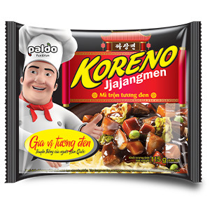 [THÙNG 24 GÓI] MÌ TRỘN TƯƠNG ĐEN KORENO JJAJANGMEN – GÓI 115G – MÌ ĂN LIỀN HÀN QUỐC CHÍNH HÃNG