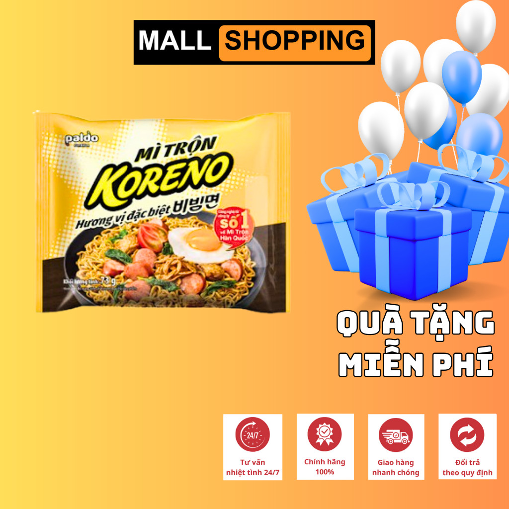 [THÙNG 40 GÓI] MÌ TRỘN KORENO PALDO – HƯƠNG VỊ ĐẶC BIỆT – MÌ ĂN LIỀN HÀN QUỐC CHÍNH HÃNG