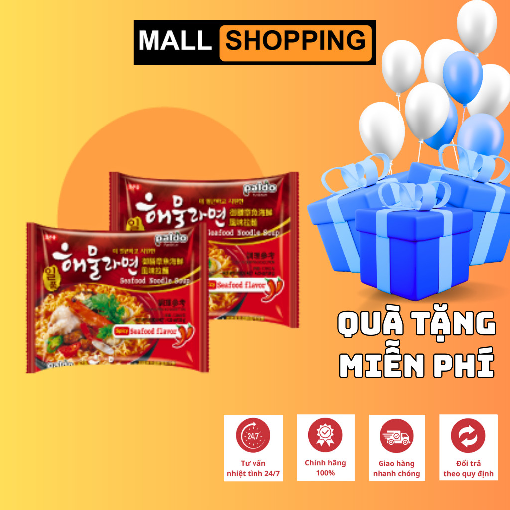 [THÙNG 20 GÓI] MÌ HẢI SẢN KORENO – SEAFOOD HÀN QUỐC – GÓI 120G – NHẬP KHẨU CHÍNH HÃNG