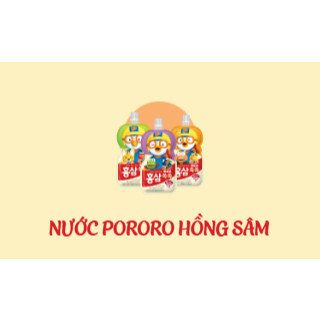 [THÙNG 40 TÚI] NƯỚC ÉP TRÁI CÂY PALDO PORORO HỒNG SÂM – 100ML – DATE MỚI – NHẬP KHẨU HÀN QUỐC