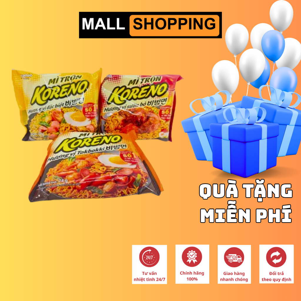 [THÙNG 40 GÓI] MÌ TRỘN KORENO PALDO – HƯƠNG VỊ ĐẶC BIỆT – MÌ ĂN LIỀN HÀN QUỐC CHÍNH HÃNG