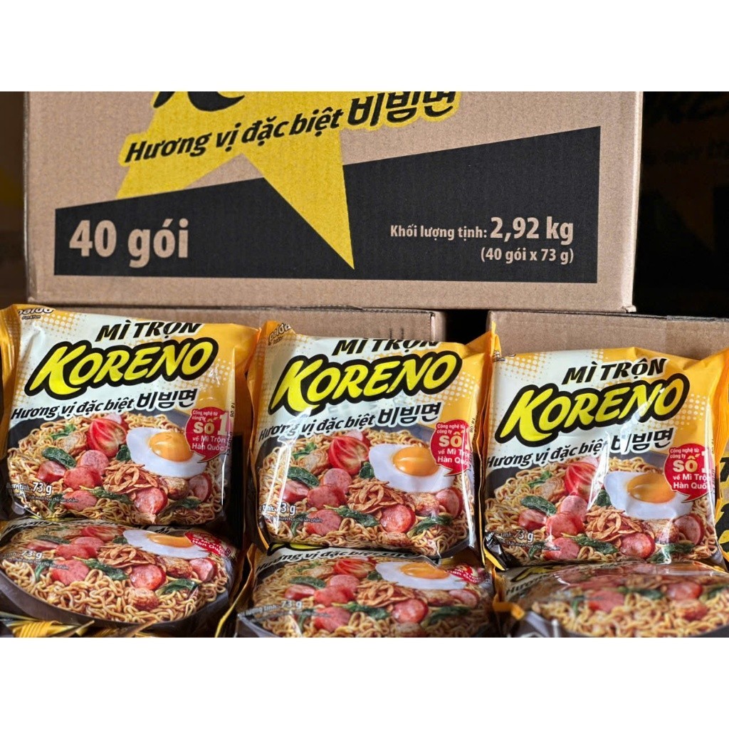 [THÙNG 40 GÓI] MÌ TRỘN KORENO PALDO – HƯƠNG VỊ ĐẶC BIỆT – MÌ ĂN LIỀN HÀN QUỐC CHÍNH HÃNG