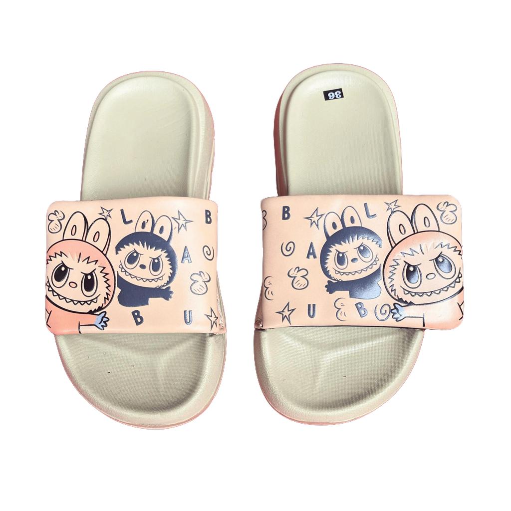 Dép Hình Vẽ Hoạt Hình Dễ Thương Quà Tặng Bé Gái Dép Nữ Quai Ngang Cute