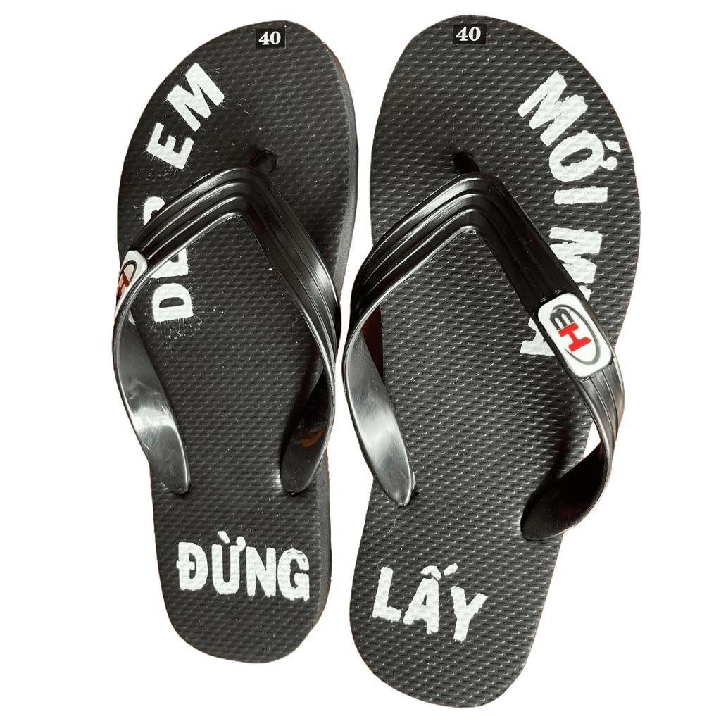 Dép Kẹp Xỏ Ngón Nam Nữ Unisex Dép Lào Trend Quốc Dân Giá Xưởng