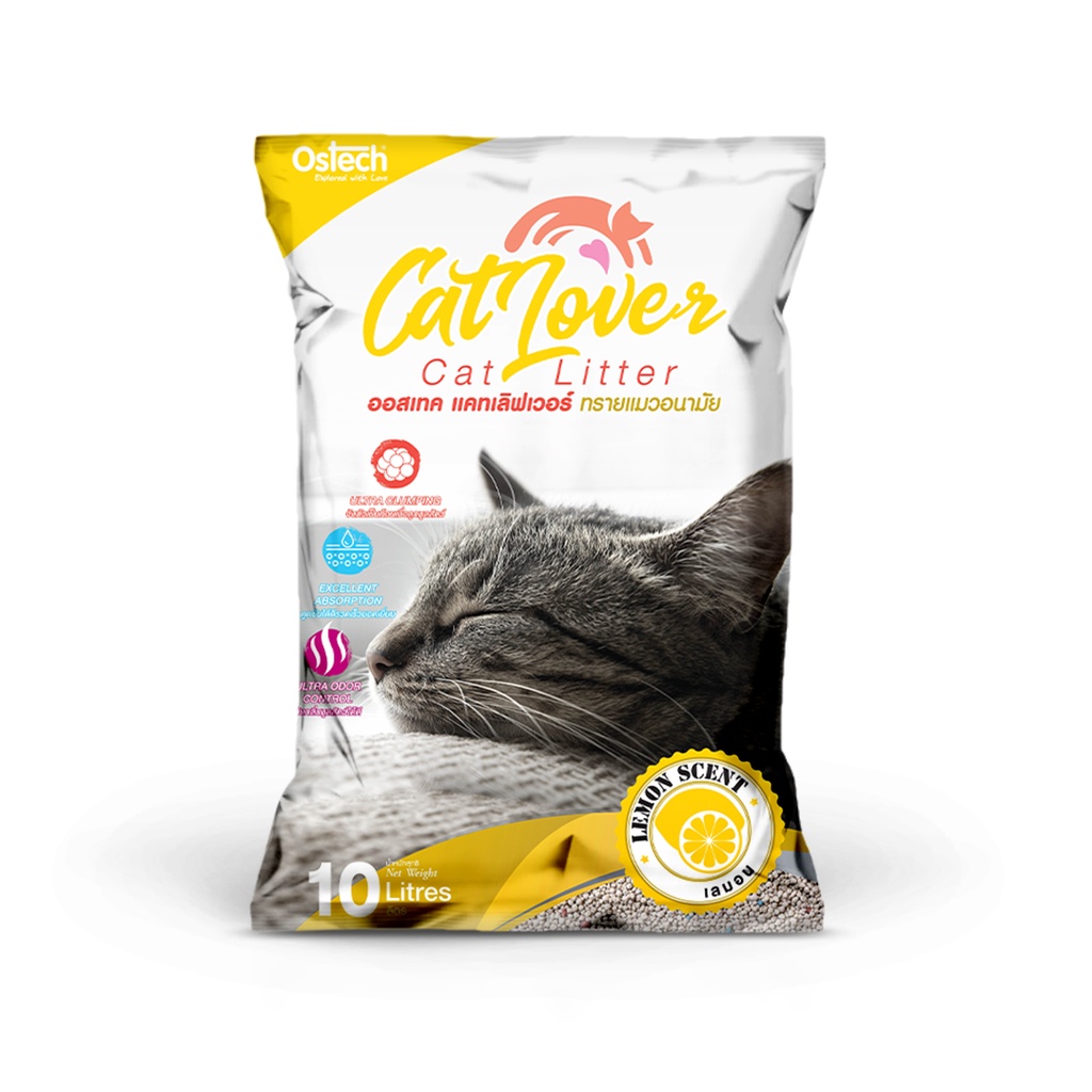 Cát vệ sinh cho mèo Ostech Cat Lover Litter, Túi 10 lít