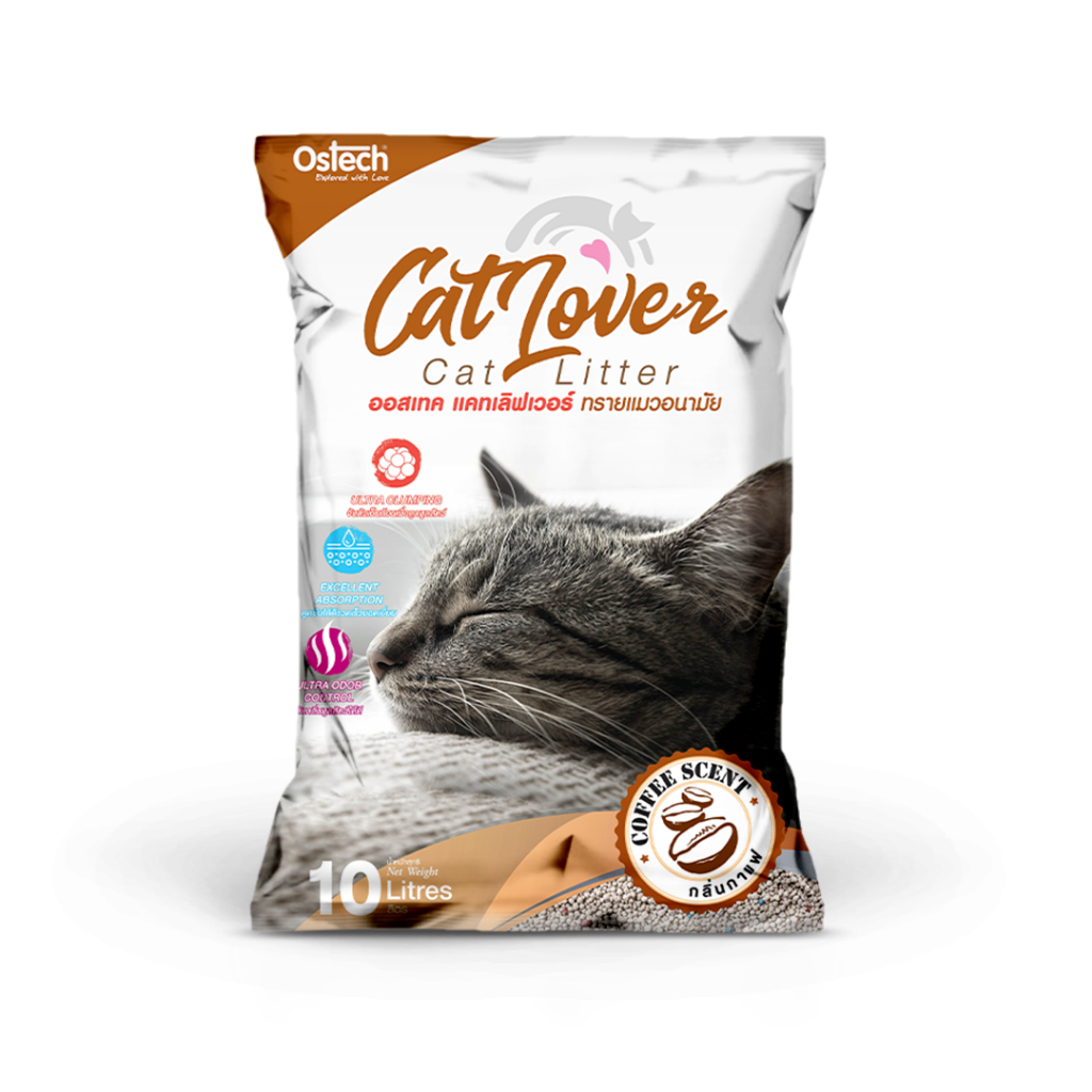 Cát vệ sinh cho mèo Ostech Cat Lover Litter, Túi 10 lít