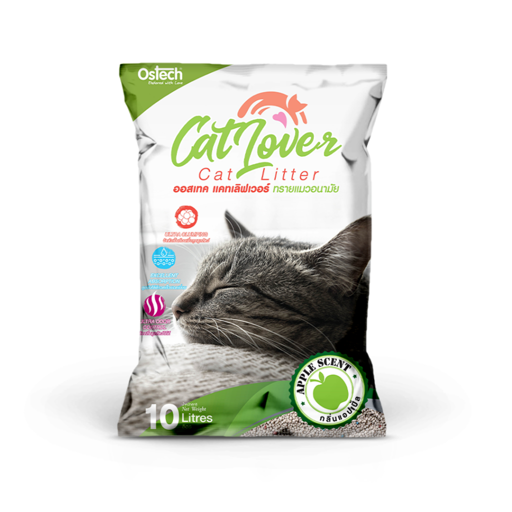 Cát vệ sinh cho mèo Ostech Cat Lover Litter, Túi 10 lít