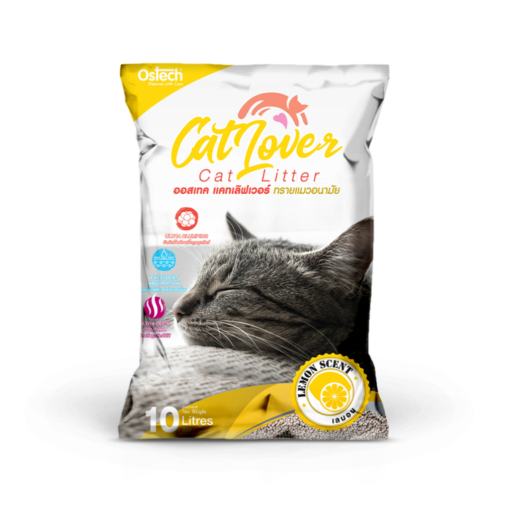 Cát vệ sinh cho mèo Ostech Cat Lover Litter, Túi 10 lít