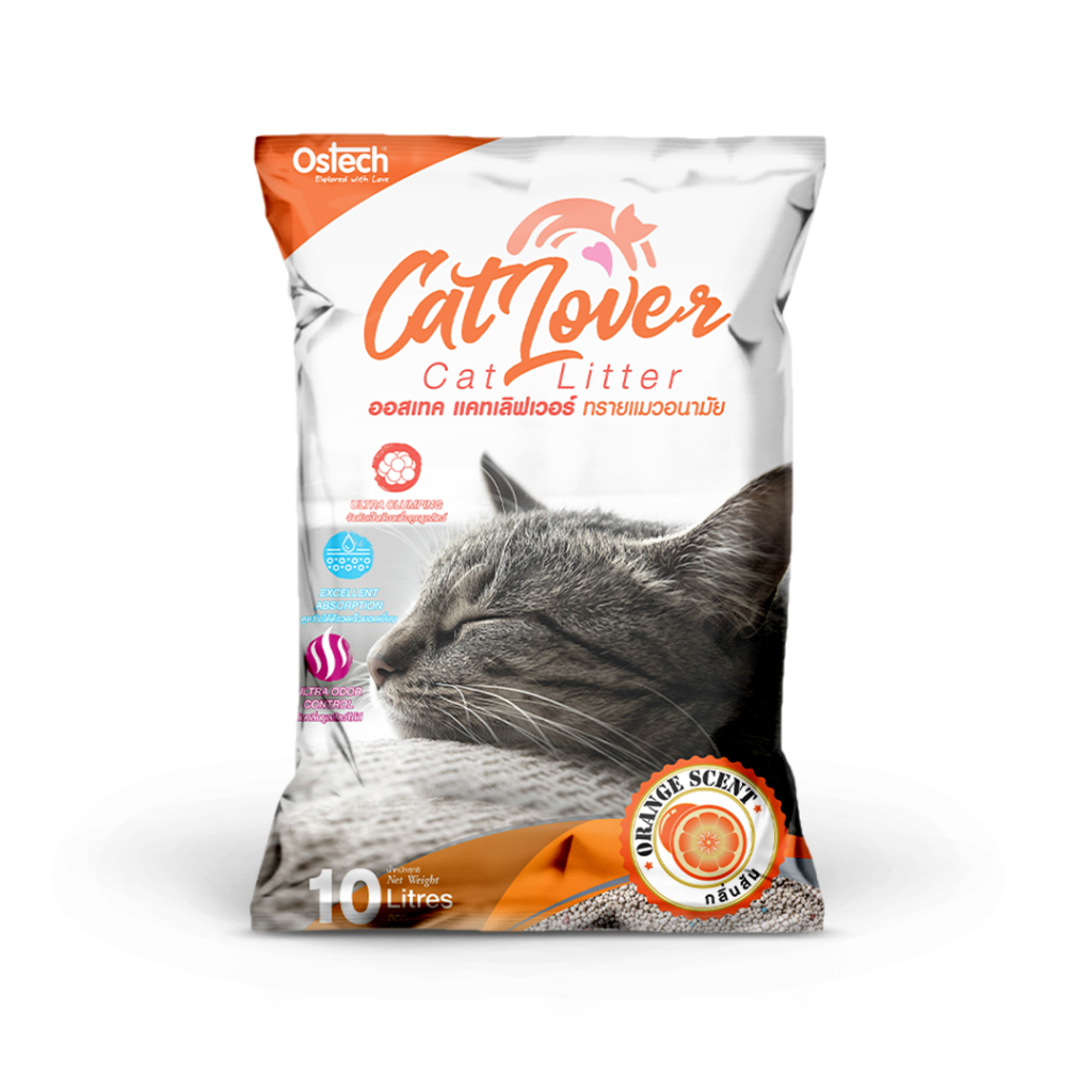 Cát vệ sinh cho mèo Ostech Cat Lover Litter, Túi 10 lít
