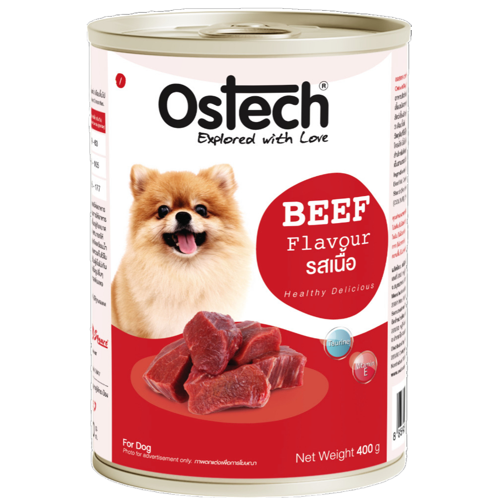 Pate cho chó Ostech Dog Food, Lon 400g