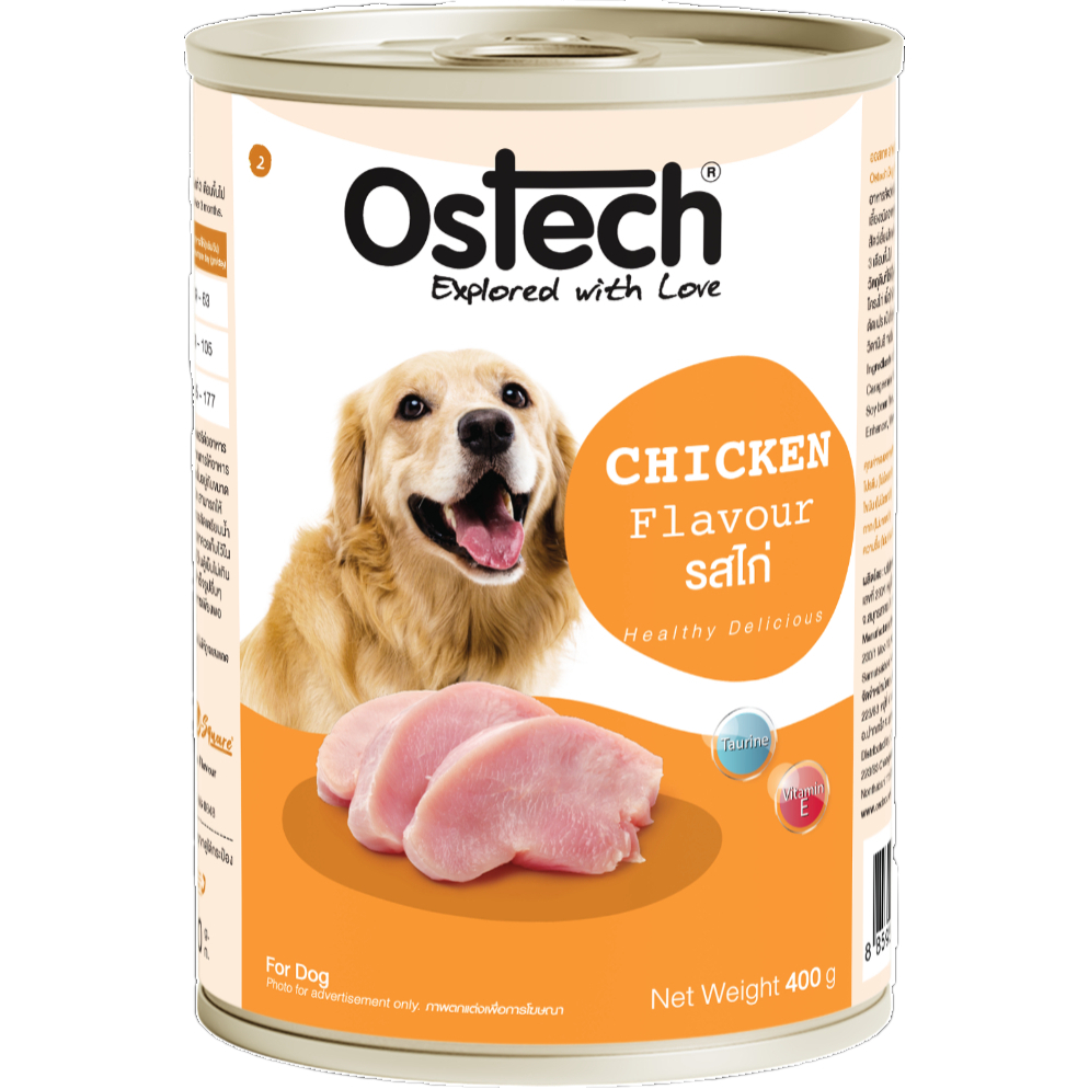 Pate cho chó Ostech Dog Food, Lon 400g