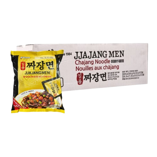 [MÌ HÀN QUỐC NHẬP KHẨU CHÍNH HÃNG] KORENO PALDO JJANGMEN – MÌ TRỘN TƯƠNG ĐEN HÀN QUỐC – THÙNG 16 GÓI 200G